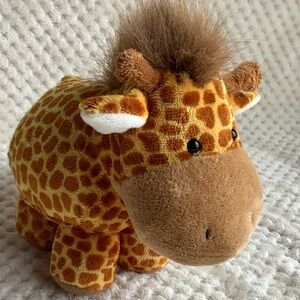 Russ Berrie Round Plush Chunky Giraffe Stuffed Animal Toy